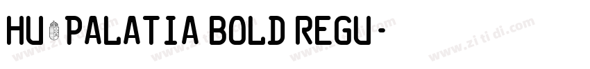 Hu_Palatia Bold Regu字体转换